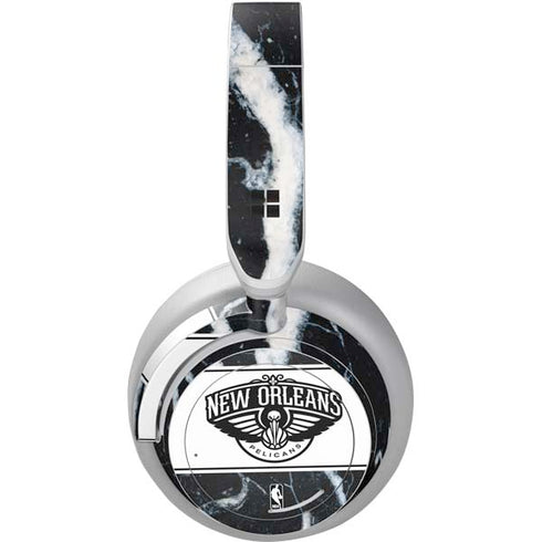 NBA New Orleans Pelicans Marble Surface Headphones Skin